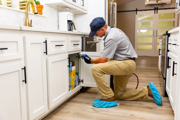 pest control technician indoor gel bait 3