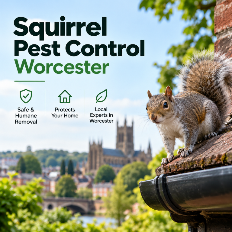 Squirrel Pest Control Worcester Banner